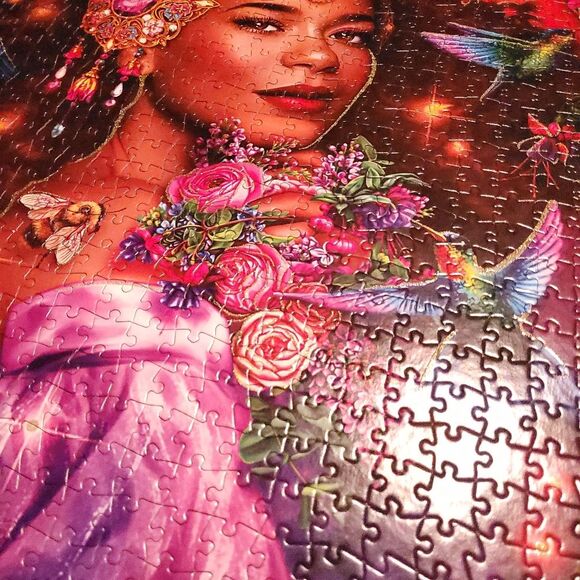 Flights of Fantasy Summer Queen Glitter Edition 1000 Piece Jigsaw Puzzle Buffalo - Picture 8 of 8